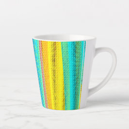 Neon colour Decorated Mug Latte Mok