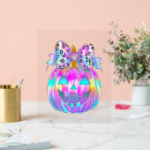 Neon Coquette Citrouille d'Halloween (Mariage)
