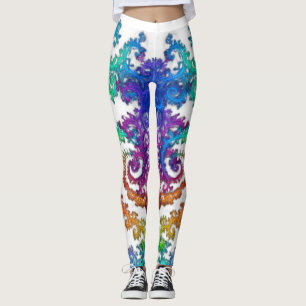 Neon Cosmos Spiraal Broek Leggings