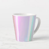 Neon Cotton Candy Latte Mug (Angle droit)