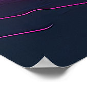 Neon Cruiser: Naar de toekomst rijden Poster (Hoek)