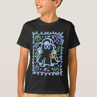 Neon Cute Halloween Kids. Garçons T-shirt Enfants