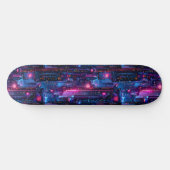 Neon Cyberpunk Anime Skateboard Japonais (Horz)