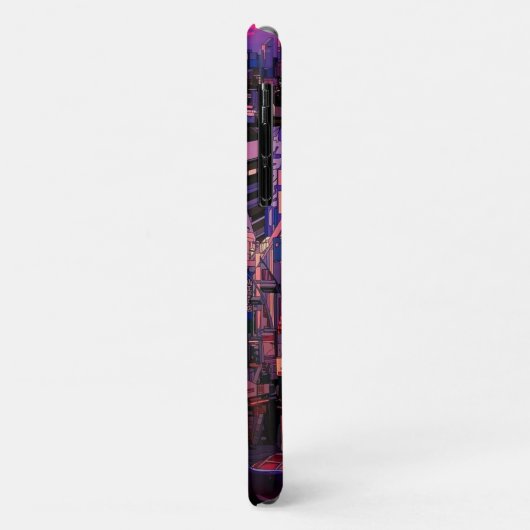 Neon Cyberpunk Metropolis Case-Mate iPhone Case (Achterkant/links)