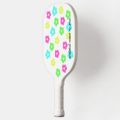 Neon Daisy Print Pickleball Paddle (Links)