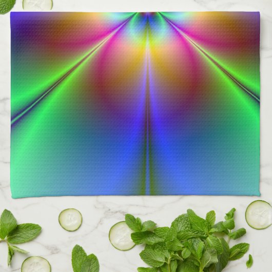 Neon Daisy Theedoek (Gevouwen)