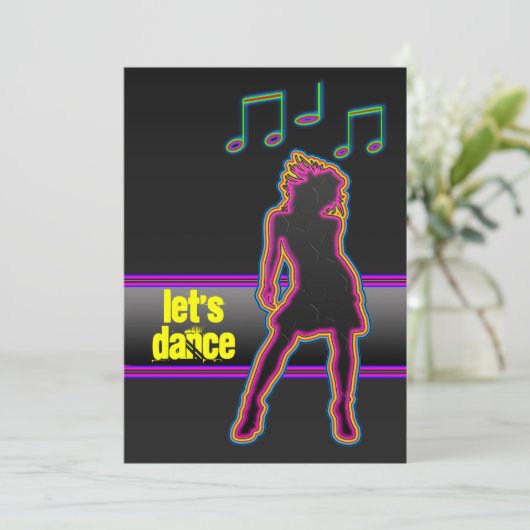 Neon Dance - Invitations dansantes (Debout devant)