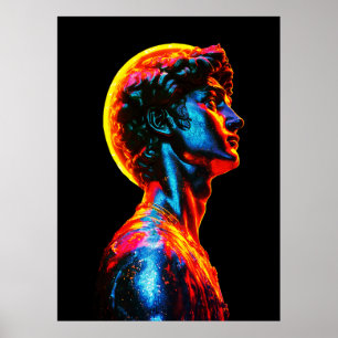 Neon David Beeld  Poster
