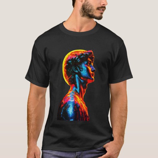 Neon David Beeld T-shirt (Voorkant)