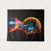 Neon David Beeld Wandkleed (Voorkant (horizontaal))