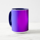 Néon de Mug de sonnerie bleu, violet, vert et oran (Devant gauche)