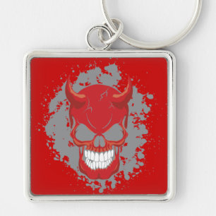 Neon Demon Skull Sleutelhanger