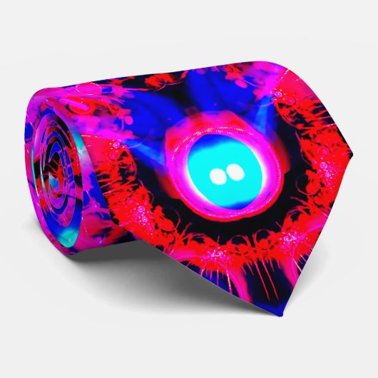 Neon Design Stropdas (Opgerold)