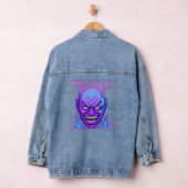 Neon Devil Synthwave Démon Tête Rétro Horreur (Hangar)