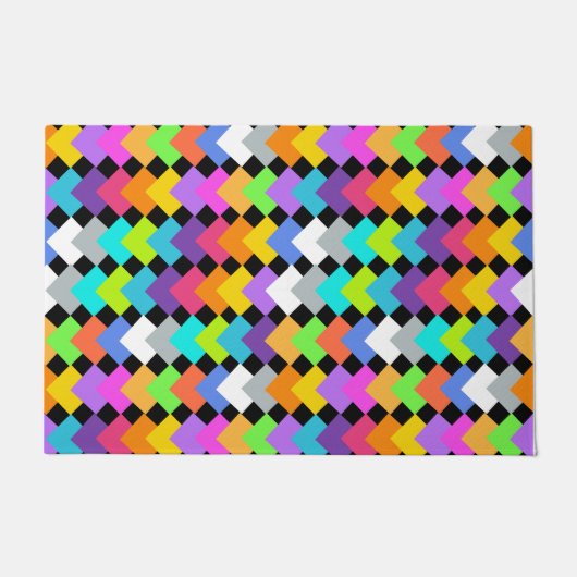 Neon Diamonds Deurmat (Voorkant)