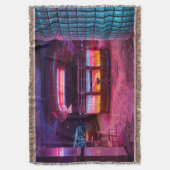 Neon Diner Deken (Voorkant Verticaal)