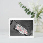 Neon  Diner Sign Briefkaart (Staand voorkant)