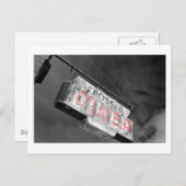 Neon  Diner Sign Briefkaart (Voorkant / Achterkant)