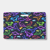 Neon Dinosaurs Badge (Achterkant)