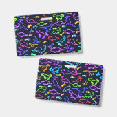 Neon Dinosaurs Badge (Voor- en achterkant)