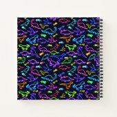 Neon Dinosaurs Notitieboek (Achterkant)