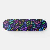 Neon Dinosaurs Skateboard (Horizontaal)