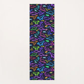 Neon Dinosaurs Yogamat (Voorkant)