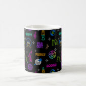 Neon Disco Coffee Mug (Centre)