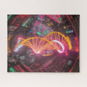 Neon DNA Legpuzzel (Horizontaal)