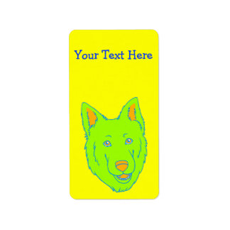 Neon Dog Etiket