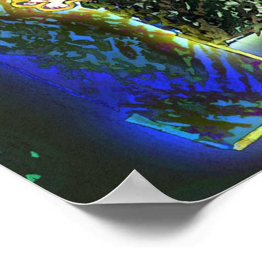 Neon Dog Poster (Hoek)