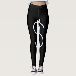 Neon dollarteken leggings