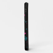 Neon Doodle Stars iPhone 5/5S Coque (Dos/Gauche)