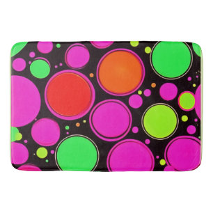Neon Dot Party Badmat