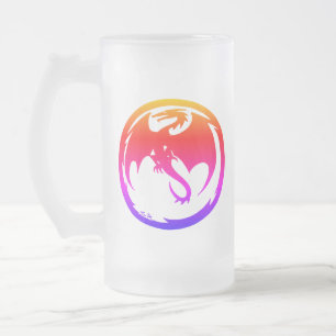 Neon Dragon bevroren mok