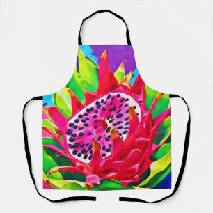 Neon Dragon Fruit Splendor Schort