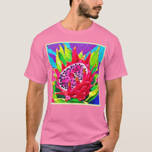Neon Dragon Fruit Splendor T-shirt