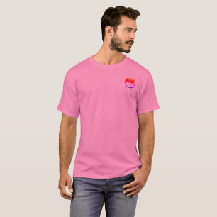 Neon Dragon mannen roze T-shirt zak