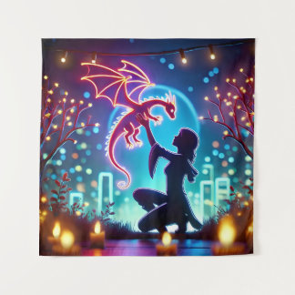 neon dragon trainer wandkleed