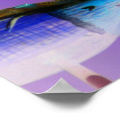 Neon Dragonfly Buddha Unity Quote Inspirerend Poster (Hoek)