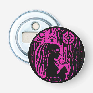 Neon Dread Protocol Button Flesopener