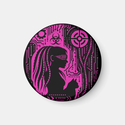 Neon Dread Protocol Magneet (Voorkant)