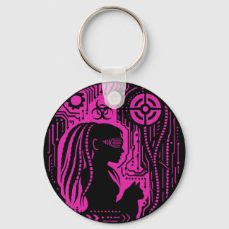 Neon Dread Protocol Sleutelhanger