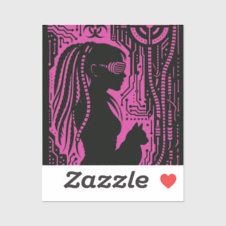 Neon Dread Protocol Sticker