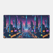 Neon Dreams : un paysage urbain futuriste (Recto)