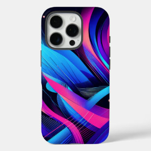 Neon Drift iPhone 16 Pro Hoesje