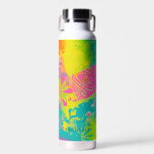 Neon Dromen Abstract Waterfles (Voorkant)