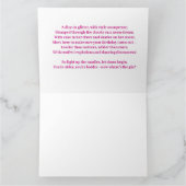 Neon Dromen - Verjaardagskaart Kaart (Binnen)