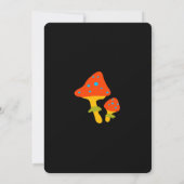 Neon Éffrayant Halloween Party Invitation (Dos)