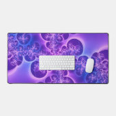 Neon Electric Purple Fractal Bubble (Clavier et souris)